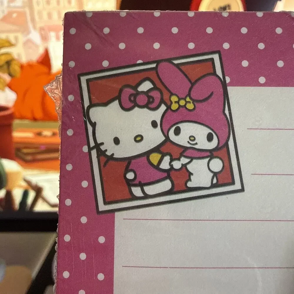 Sanrio Hello Kitty & Friends List Pad Gel Pen Gift Set Pink Lined 2025 My Melody